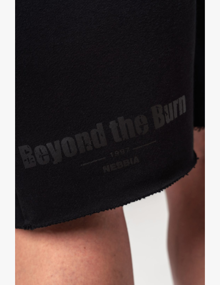 NEBBIA • NEBBIA NO BS Sweat Shorts Black • Nebshop.cz