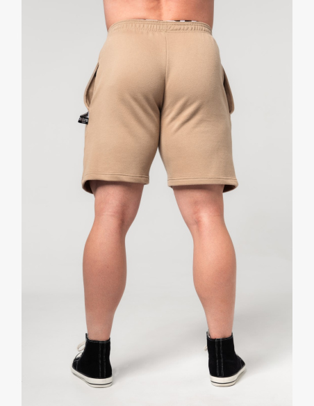 NEBBIA • NEBBIA GYM BRO Sweatshorts beige • Nebshop.cz