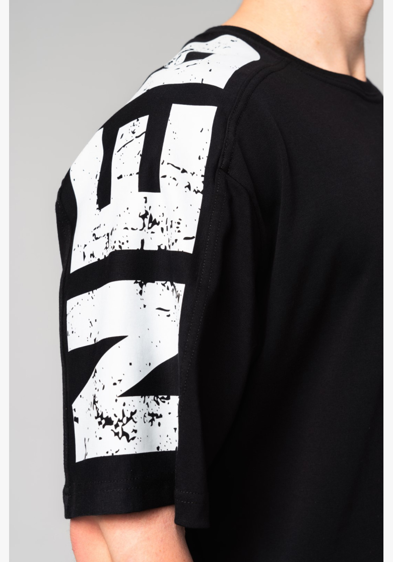 NEBBIA • NEBBIA T-shirt oversize LIFTING CLUB nero • Nebshop.it NEBBIA • NEBBIA T-shirt oversize LIFTING CLUB nero • Nebshop.it