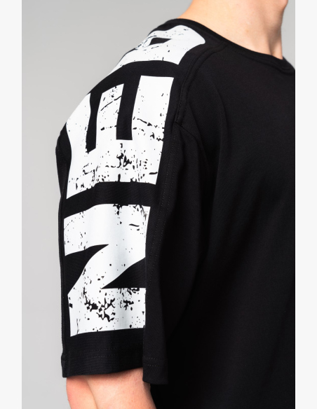 NEBBIA • NEBBIA Oversized t-shirt LIFTING CLUB black • Nebshop.cz