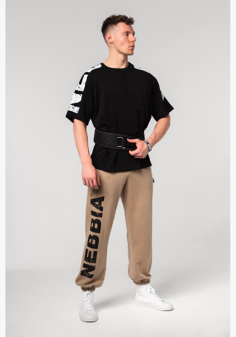 NEBBIA • NEBBIA T-shirt oversize LIFTING CLUB nero • Nebshop.it NEBBIA • NEBBIA T-shirt oversize LIFTING CLUB nero • Nebshop.it