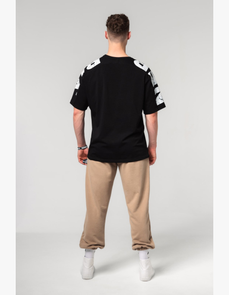 NEBBIA • NEBBIA Oversized t-shirt LIFTING CLUB black • Nebshop.cz