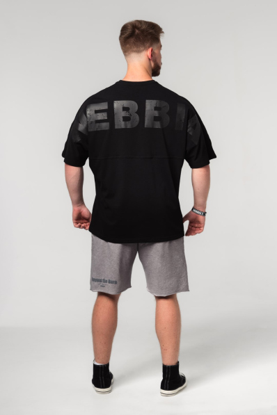 NEBBIA • NEBBIA Oversized tričko NO SHORTCUTS černé • Nebshop.cz 2