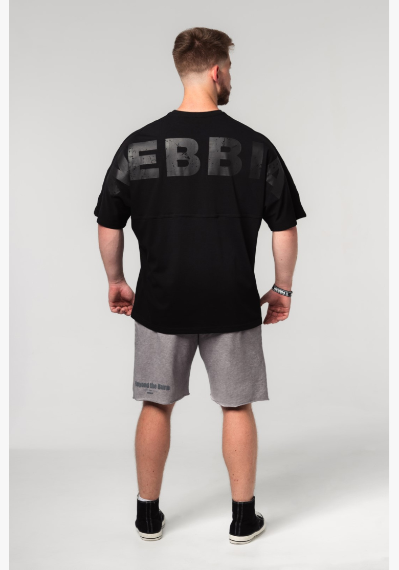 NEBBIA • NEBBIA T-shirt oversize NO SHORTCUTS nera • Nebshop.cz NEBBIA • NEBBIA T-shirt oversize NO SHORTCUTS nera • Nebshop.cz