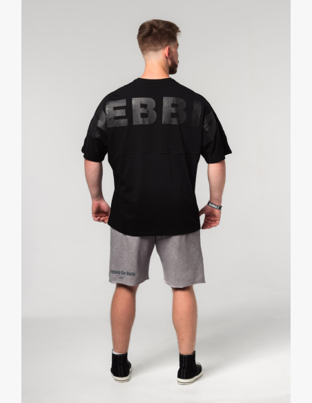 NEBBIA • NEBBIA Oversized t-shirt NO SHORTCUTS black • Nebshop.cz