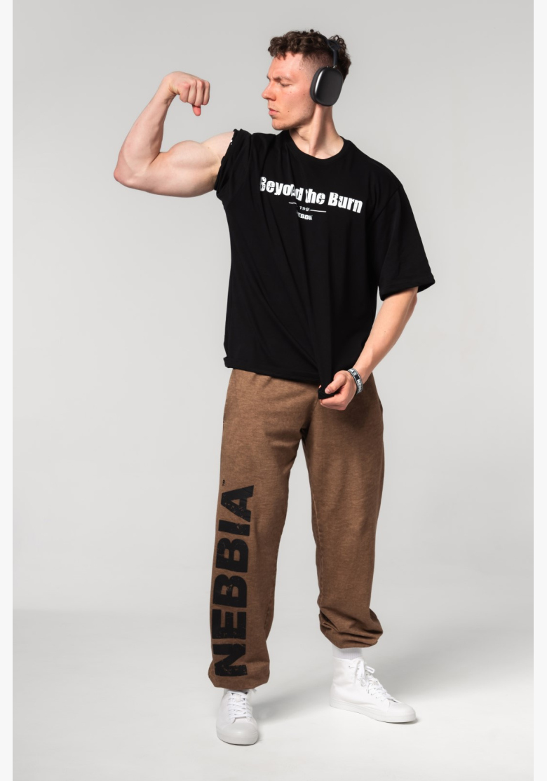NEBBIA • NEBBIA T-shirt in cotone heavyweight GRIND nero • Nebshop.cz NEBBIA • NEBBIA T-shirt in cotone heavyweight GRIND nero • Nebshop.cz