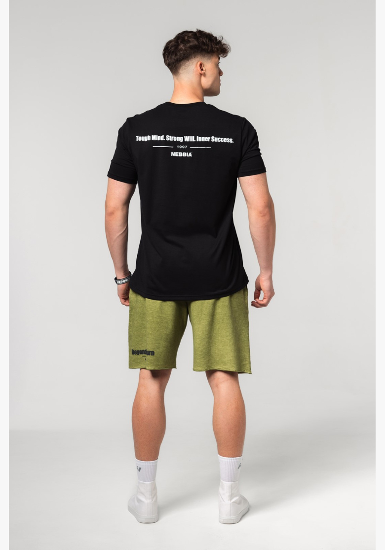 NEBBIA • NEBBIA Muscle fit t-shirt FLEXIN' black • Nebshop.cz NEBBIA • NEBBIA Muscle fit t-shirt FLEXIN' black • Nebshop.cz