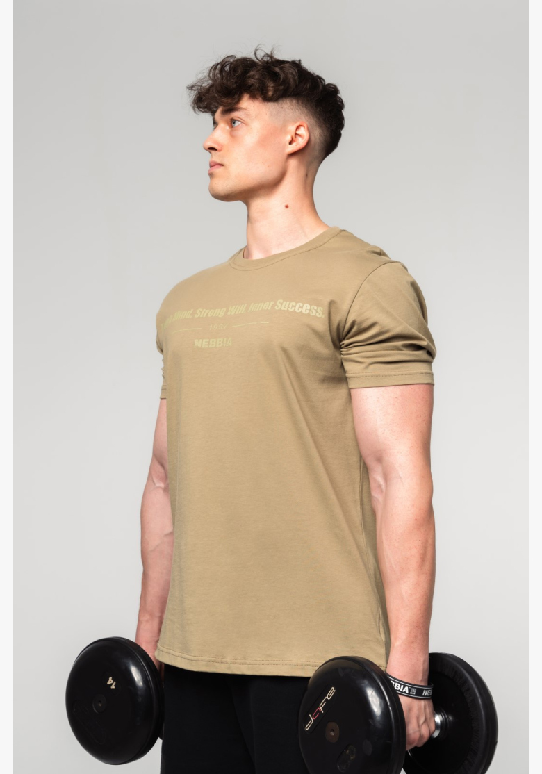 NEBBIA • NEBBIA Muscle fit tričko FLEXIN' zelené • Nebshop.sk NEBBIA • NEBBIA Muscle fit tričko FLEXIN' zelené • Nebshop.sk