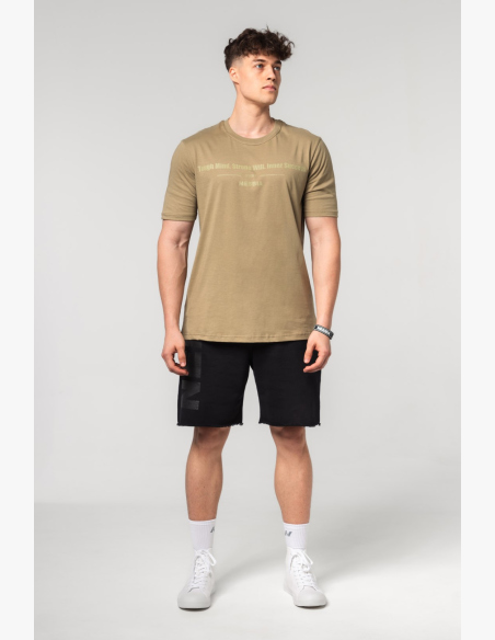 NEBBIA • NEBBIA Muscle fit t-shirt FLEXIN' green • Nebshop.com