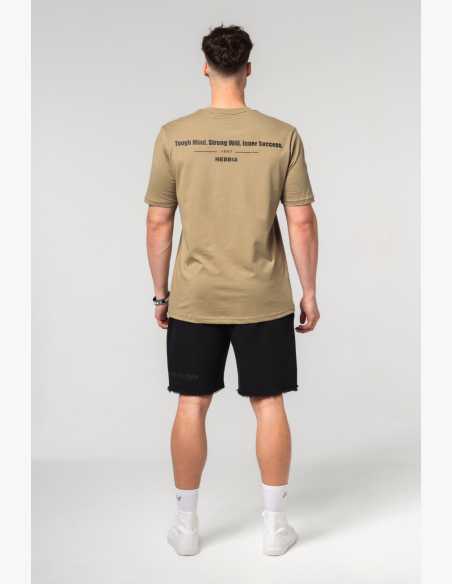 NEBBIA • NEBBIA Muscle fit tričko FLEXIN' zelené • Nebshop.sk