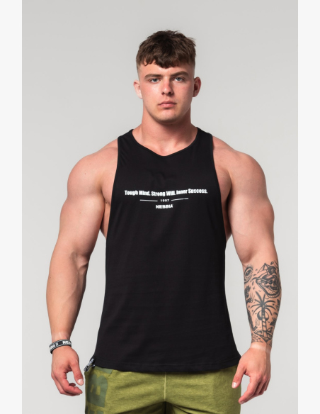 NEBBIA • NEBBIA Fitness tielko FLEXIN' čierne • Nebshop.sk