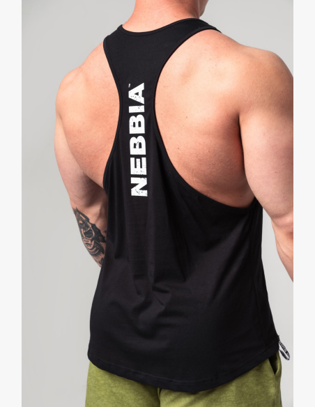 NEBBIA • NEBBIA Fitness tielko FLEXIN' čierne • Nebshop.sk
