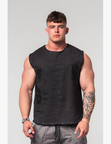 NEBBIA • NEBBIA Mikina senza maniche BEASTIN' nera • Nebshop.it