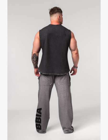 NEBBIA • NEBBIA Mikina senza maniche BEASTIN' nera • Nebshop.it