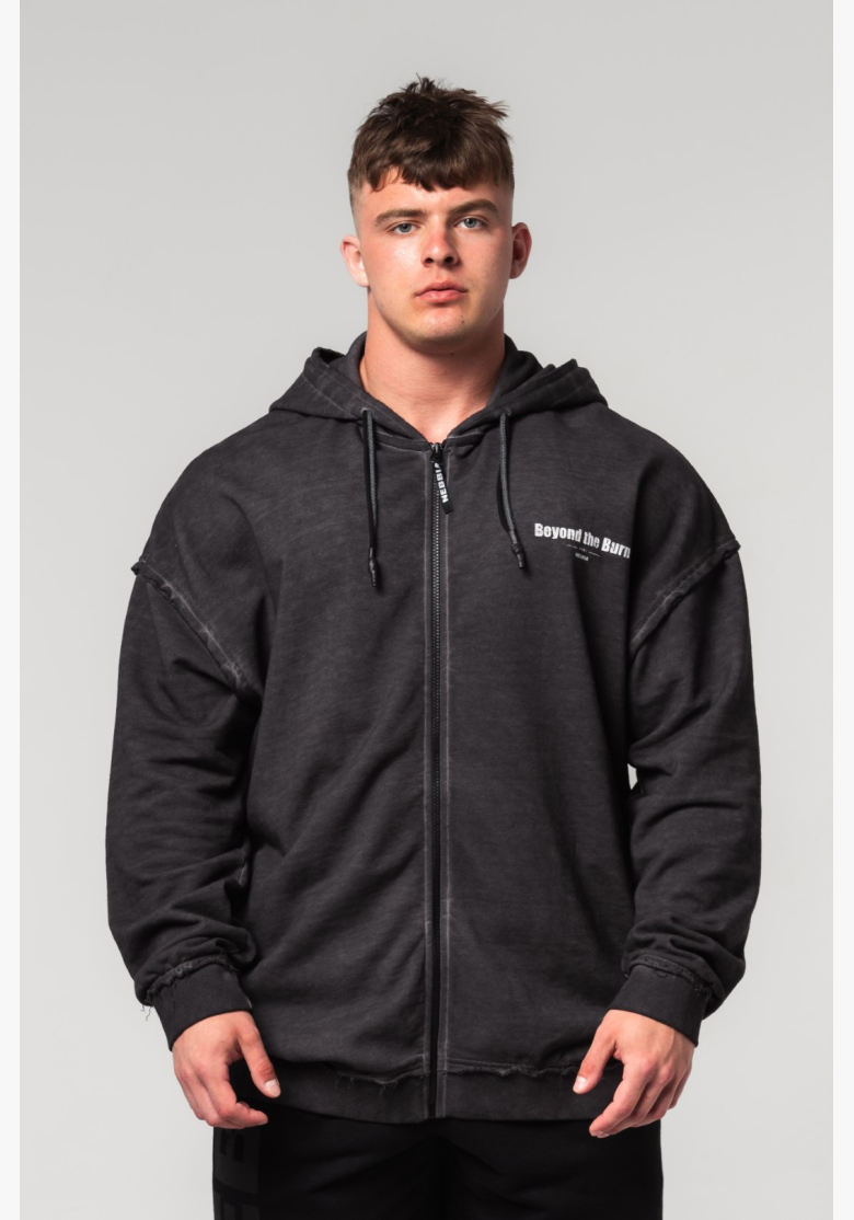 NEBBIA • NEBBIA Felpa con zip GYM BRO nera • Nebshop.cz NEBBIA • NEBBIA Felpa con zip GYM BRO nera • Nebshop.cz