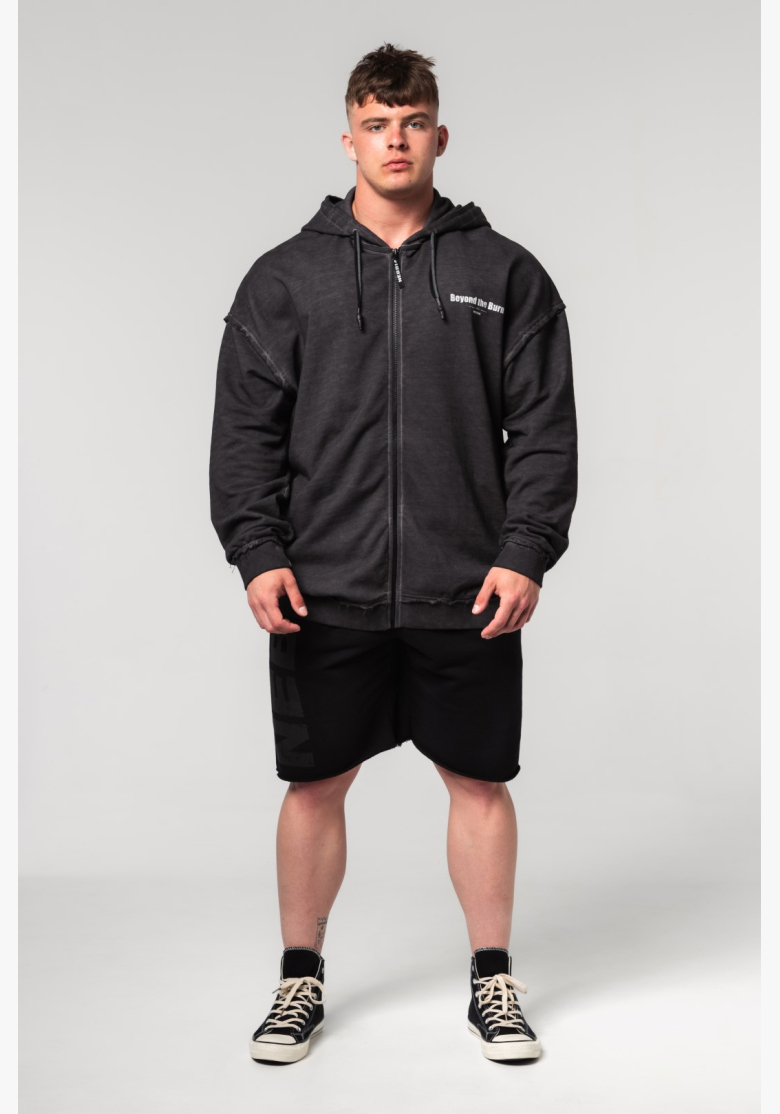 NEBBIA • NEBBIA Felpa con zip GYM BRO nera • Nebshop.cz NEBBIA • NEBBIA Felpa con zip GYM BRO nera • Nebshop.cz