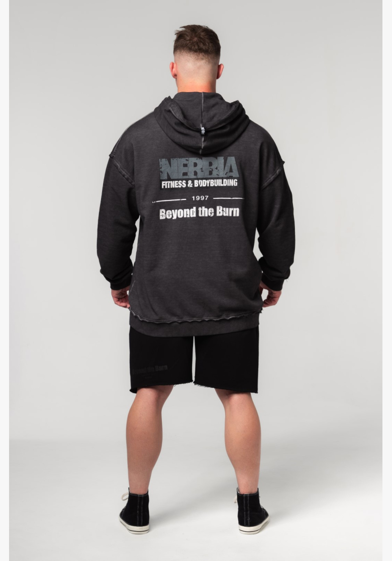 NEBBIA • NEBBIA Felpa con zip GYM BRO nera • Nebshop.cz NEBBIA • NEBBIA Felpa con zip GYM BRO nera • Nebshop.cz