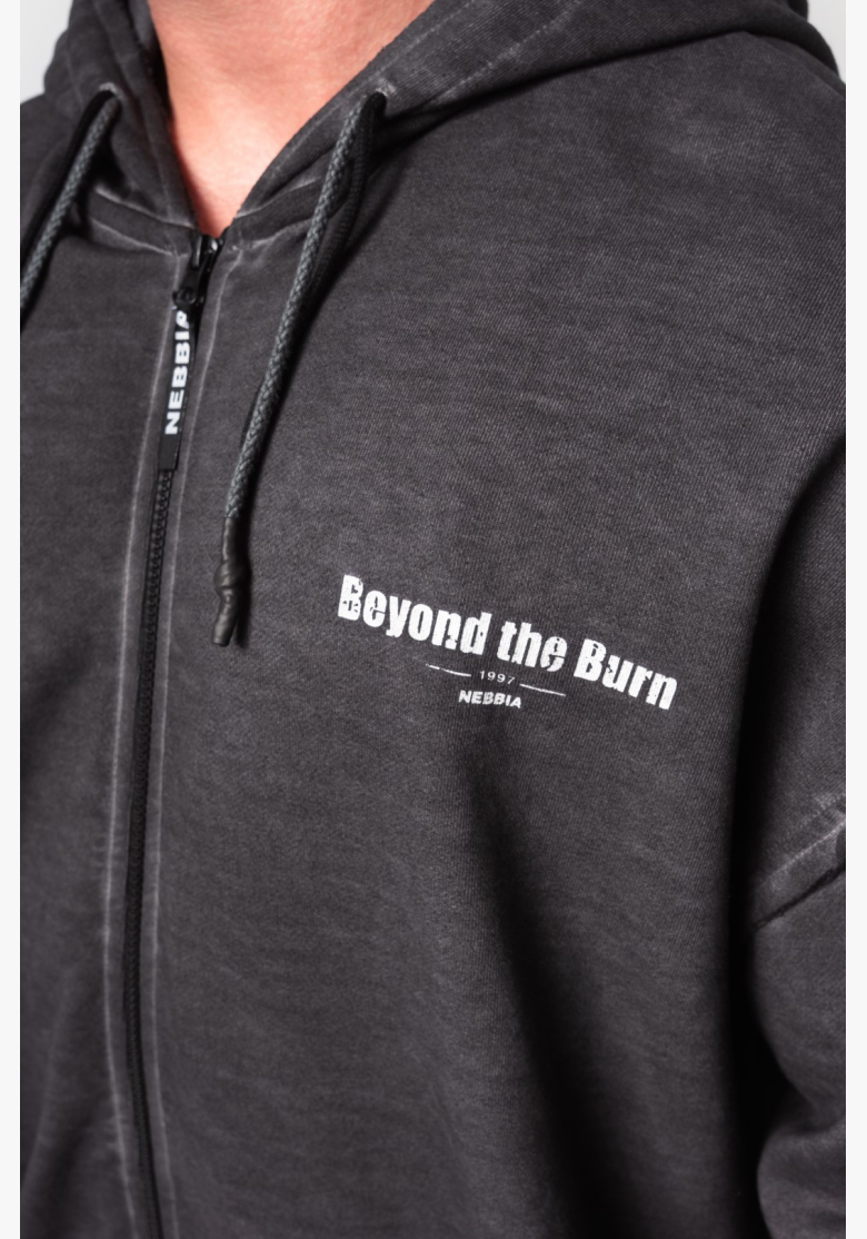 NEBBIA • NEBBIA Felpa con zip GYM BRO nera • Nebshop.cz NEBBIA • NEBBIA Felpa con zip GYM BRO nera • Nebshop.cz