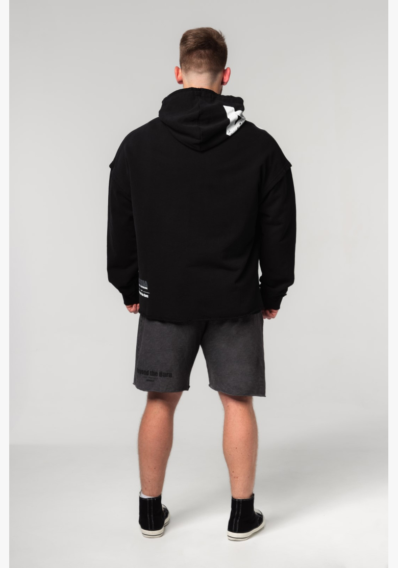 NEBBIA • NEBBIA Oversized mikina s kapucňou NO BS čierna • Nebshop.sk NEBBIA • NEBBIA Oversized mikina s kapucňou NO BS čierna • Nebshop.sk