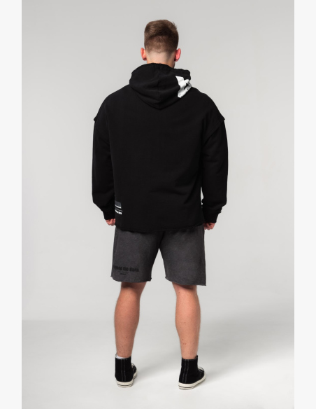 NEBBIA • NEBBIA Oversized mikina s kapucňou NO BS čierna • Nebshop.sk