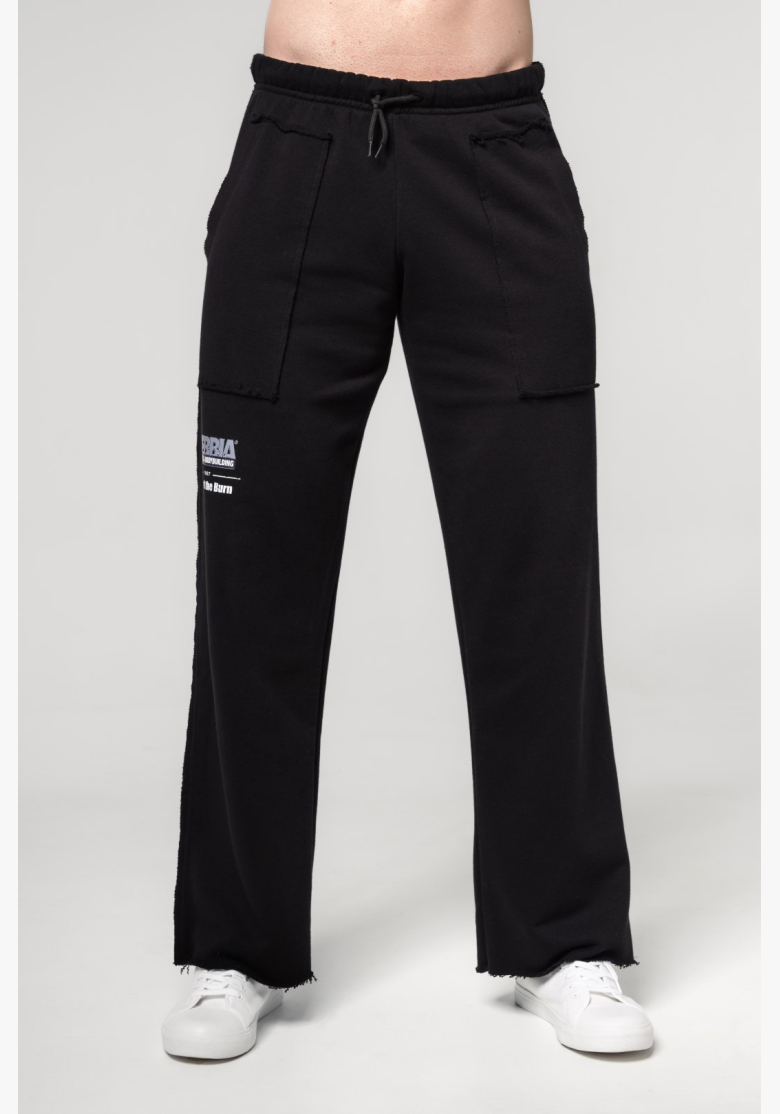 NEBBIA • NEBBIA Pantaloni con tasche NO SHORTCUTS neri • Nebshop.cz NEBBIA • NEBBIA Pantaloni con tasche NO SHORTCUTS neri • Nebshop.cz