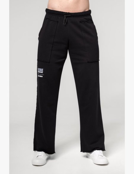 NEBBIA • NEBBIA Tepláky s kapsami NO SHORTCUTS čierne • Nebshop.sk
