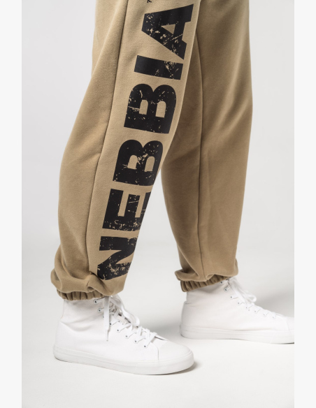 NEBBIA • NEBBIA Voľné baggy tepláky s vreckami GYM BRO zelené • Nebshop.sk