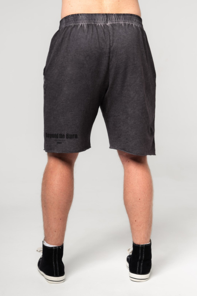 NEBBIA • NEBBIA Washed-off teplákové šortky NO BS černé • Nebshop.cz 2