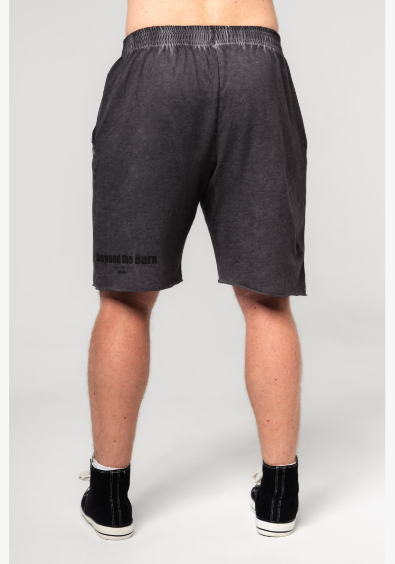 NEBBIA • NEBBIA Washed-off sweatshorts NO BS black • Nebshop.cz NEBBIA • NEBBIA Washed-off sweatshorts NO BS black • Nebshop.cz