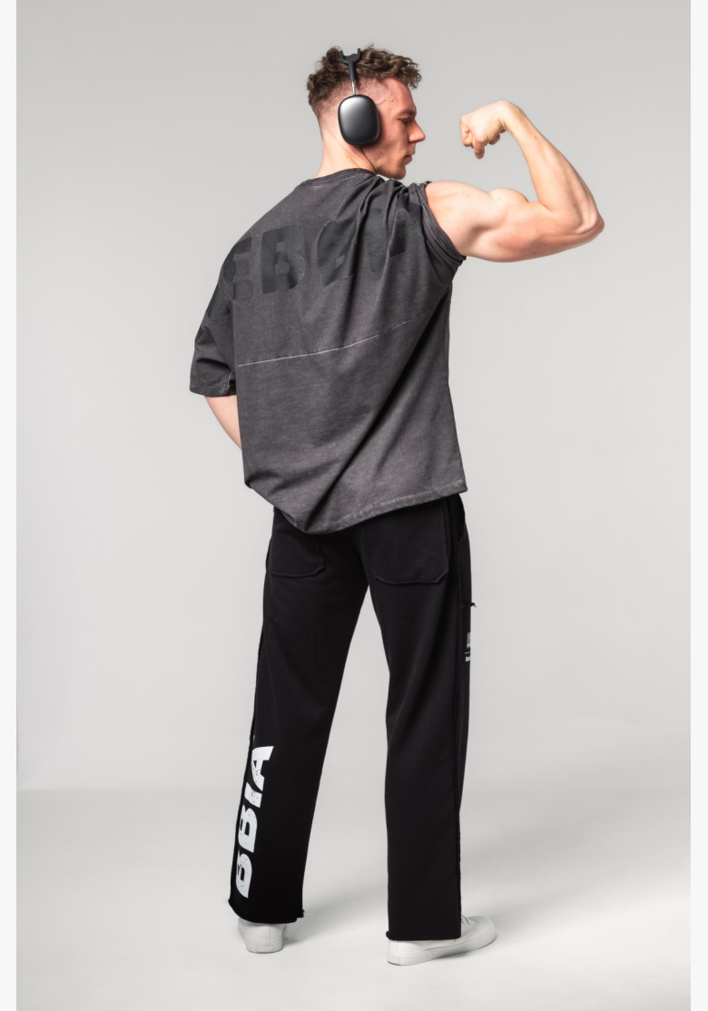 NEBBIA • NEBBIA T-shirt oversize lavato NO SHORTCUTS nero • Nebshop.it NEBBIA • NEBBIA T-shirt oversize lavato NO SHORTCUTS nero • Nebshop.it