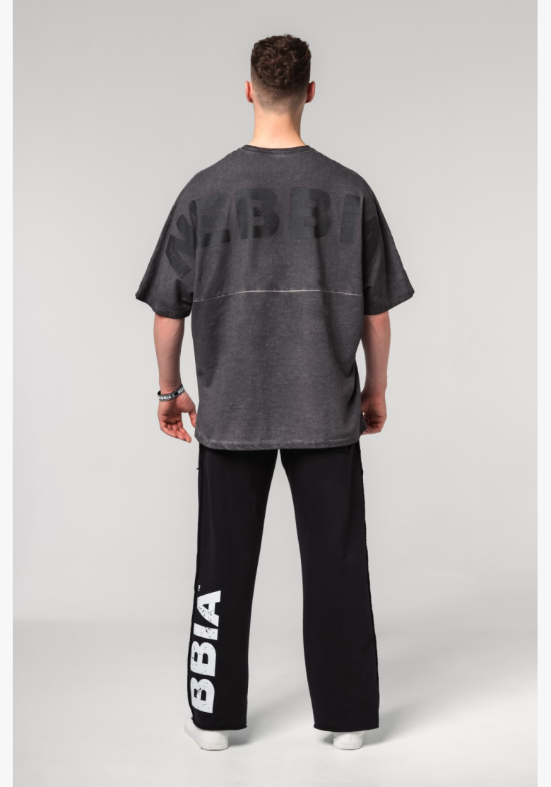 NEBBIA • NEBBIA Oprané oversized tričko NO SHORTCUTS čierne • Nebshop.sk NEBBIA • NEBBIA Oprané oversized tričko NO SHORTCUTS čierne • Nebshop.sk