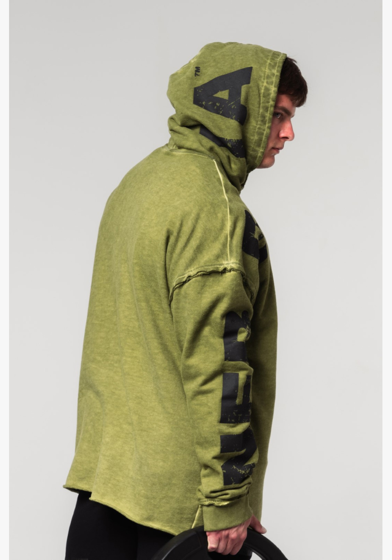 NEBBIA • NEBBIA Washed-off oversized mikina s kapucí NO BS zelená • Nebshop.cz NEBBIA • NEBBIA Washed-off oversized mikina s kapucí NO BS zelená • Nebshop.cz