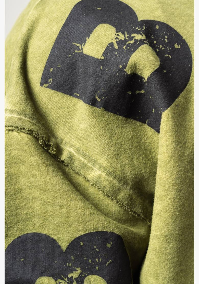 NEBBIA • NEBBIA Felpa oversize con cappuccio NO BS verde • Nebshop.cz NEBBIA • NEBBIA Felpa oversize con cappuccio NO BS verde • Nebshop.cz