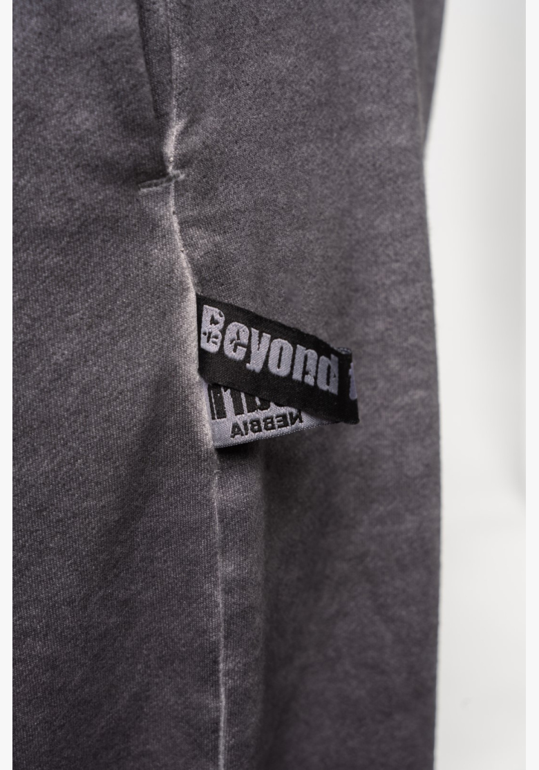NEBBIA • NEBBIA Washed-off loose baggy sweatpants with pockets GYM BRO black • Nebshop.cz NEBBIA • NEBBIA Washed-off loose baggy sweatpants with pockets GYM BRO black • Nebshop.cz