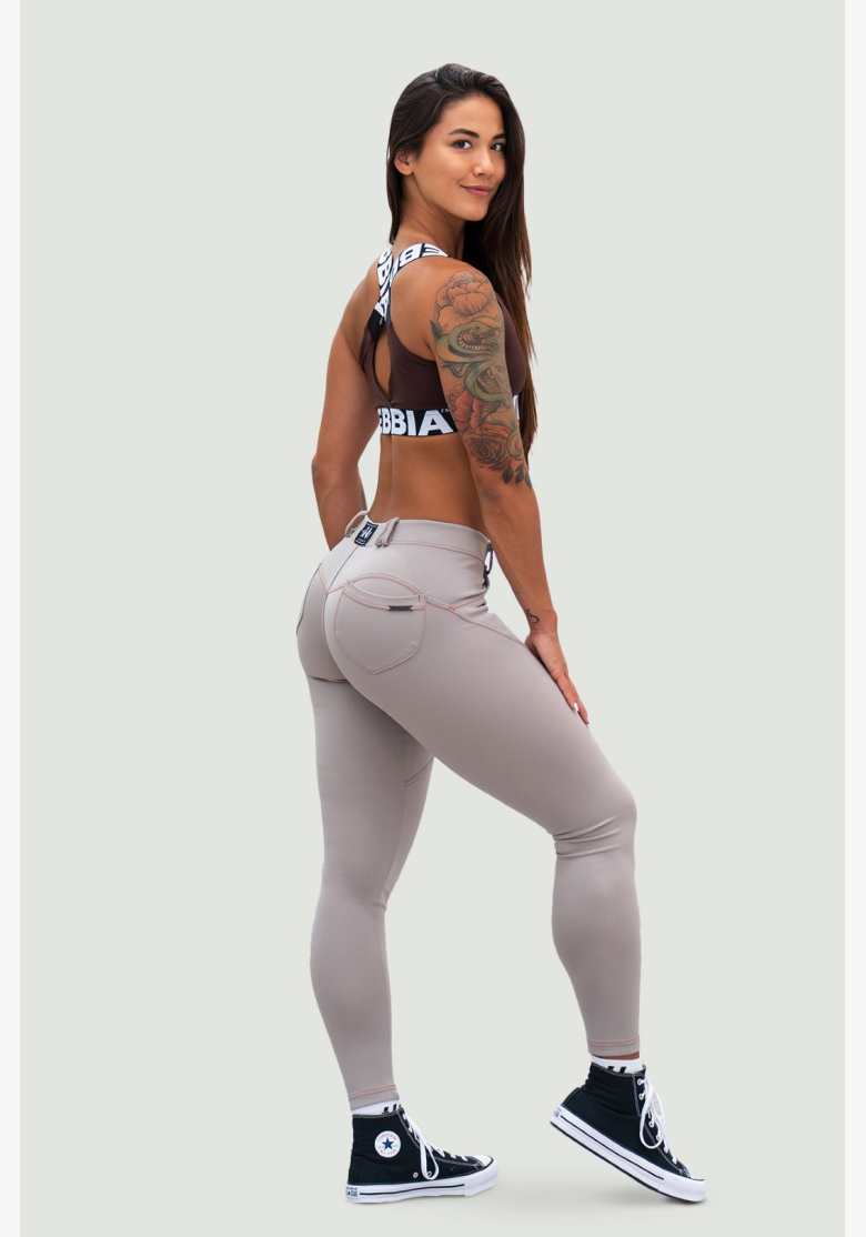 NEBBIA • NEBBIA Bubble Butt legíny LIFT UP béžové • Nebshop.sk NEBBIA • NEBBIA Bubble Butt legíny LIFT UP béžové • Nebshop.sk