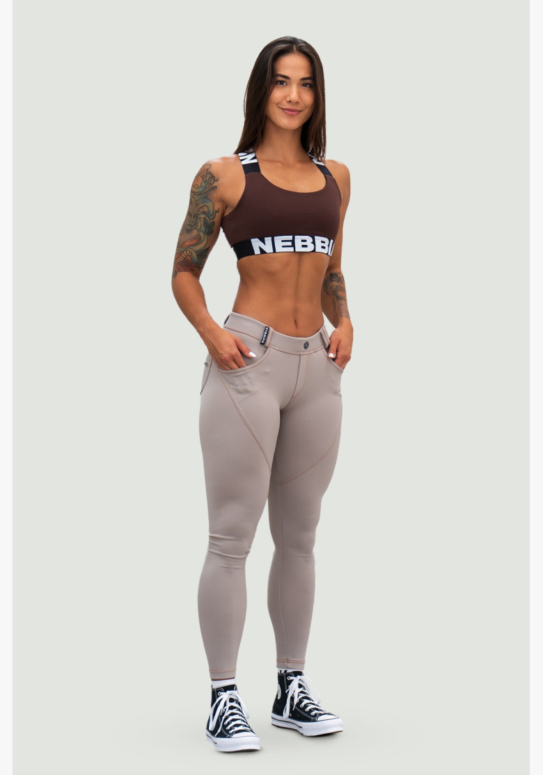 NEBBIA • NEBBIA Bubble Butt legíny LIFT UP béžové • Nebshop.sk NEBBIA • NEBBIA Bubble Butt legíny LIFT UP béžové • Nebshop.sk