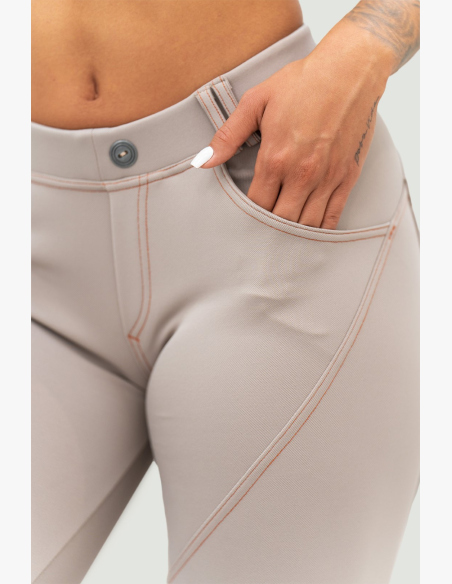 NEBBIA • NEBBIA Bubble Butt legíny LIFT UP béžové • Nebshop.sk
