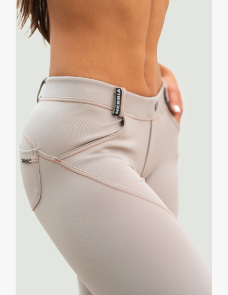 NEBBIA • NEBBIA Bubble Butt legíny LIFT UP béžové • Nebshop.sk