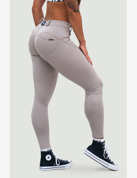 NEBBIA • NEBBIA Bubble Butt legíny LIFT UP béžové • Nebshop.sk