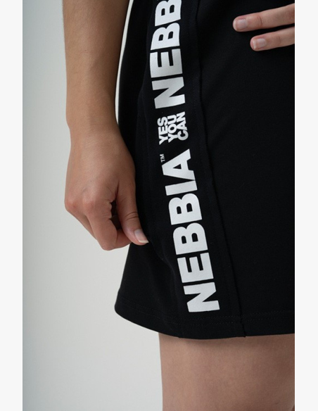 NEBBIA • NEBBIA Abito oversize in jersey NEBBIA CLUB nero • Nebshop.it