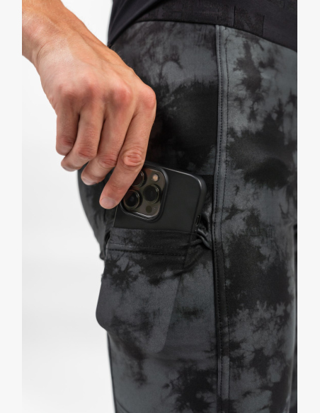 NEBBIA • NEBBIA Kompresné Camuflage Legíny FUNCTION čierne • Nebshop.sk