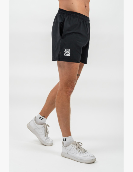NEBBIA • NEBBIA Pantaloni Corti Sportivi Asciugatura Rapida RESISTANCE Neri • Nebshop.it