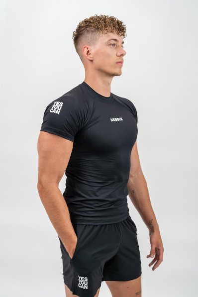 NEBBIA • NEBBIA Športové Rýchloschnúce Kraťasy RESISTANCE čierne • Nebshop.sk