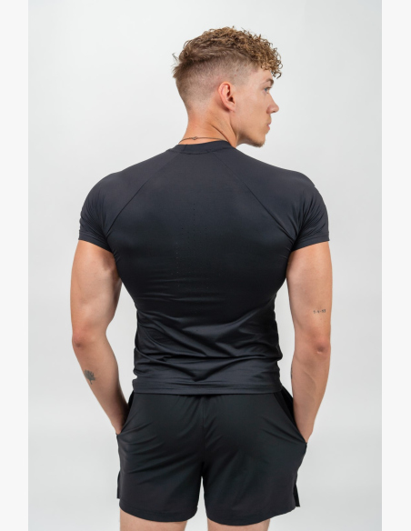 NEBBIA • NEBBIA Pantaloni Corti Sportivi Asciugatura Rapida RESISTANCE Neri • Nebshop.it