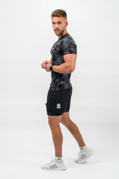 NEBBIA • NEBBIA Kompresní Camouflage Tričko MAXIMUM černé • Nebshop.cz 2