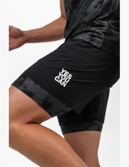 NEBBIA • NEBBIA Maglietta Compressiva Camouflage MAXIMUM nera • Nebshop.cz