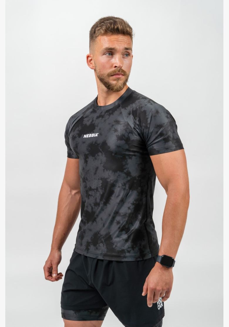 NEBBIA • NEBBIA Maglietta Compressiva Camouflage MAXIMUM nera • Nebshop.cz NEBBIA • NEBBIA Maglietta Compressiva Camouflage MAXIMUM nera • Nebshop.cz