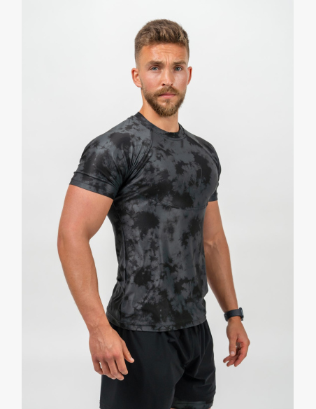 NEBBIA • NEBBIA Kompresné Camouflage Tričko FUNCTION čierne • Nebshop.sk