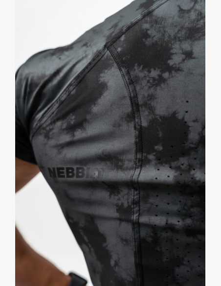 NEBBIA • NEBBIA Kompresné Camouflage Tričko FUNCTION čierne • Nebshop.sk