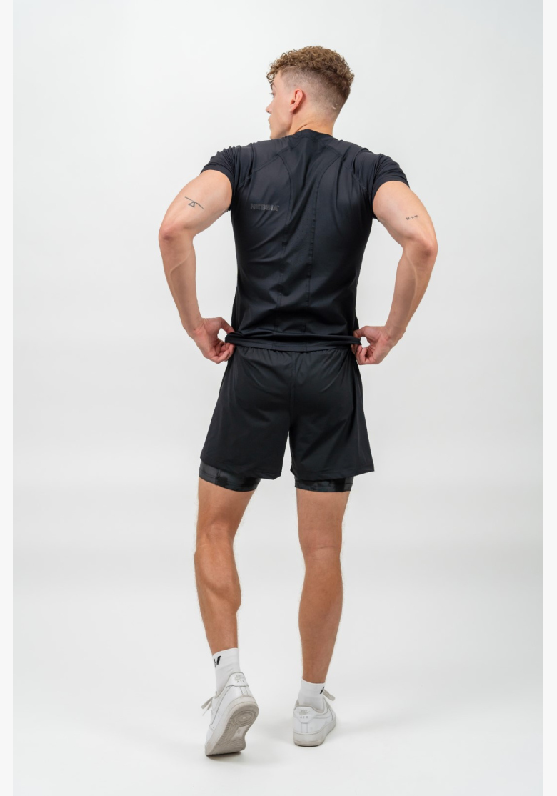 NEBBIA • NEBBIA Maglia Sportiva Compressiva ENDURANCE nera • Nebshop.it NEBBIA • NEBBIA Maglia Sportiva Compressiva ENDURANCE nera • Nebshop.it